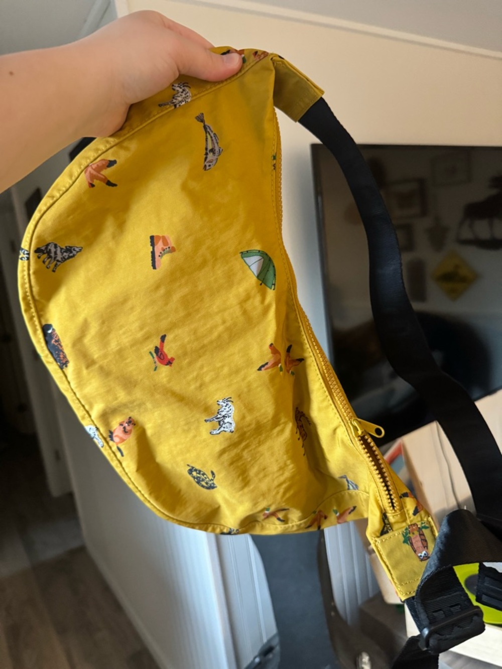 BAGGU Parks Project Medium Crescent - Mustard
